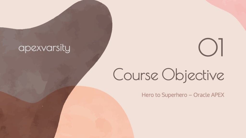 Course objective and course content